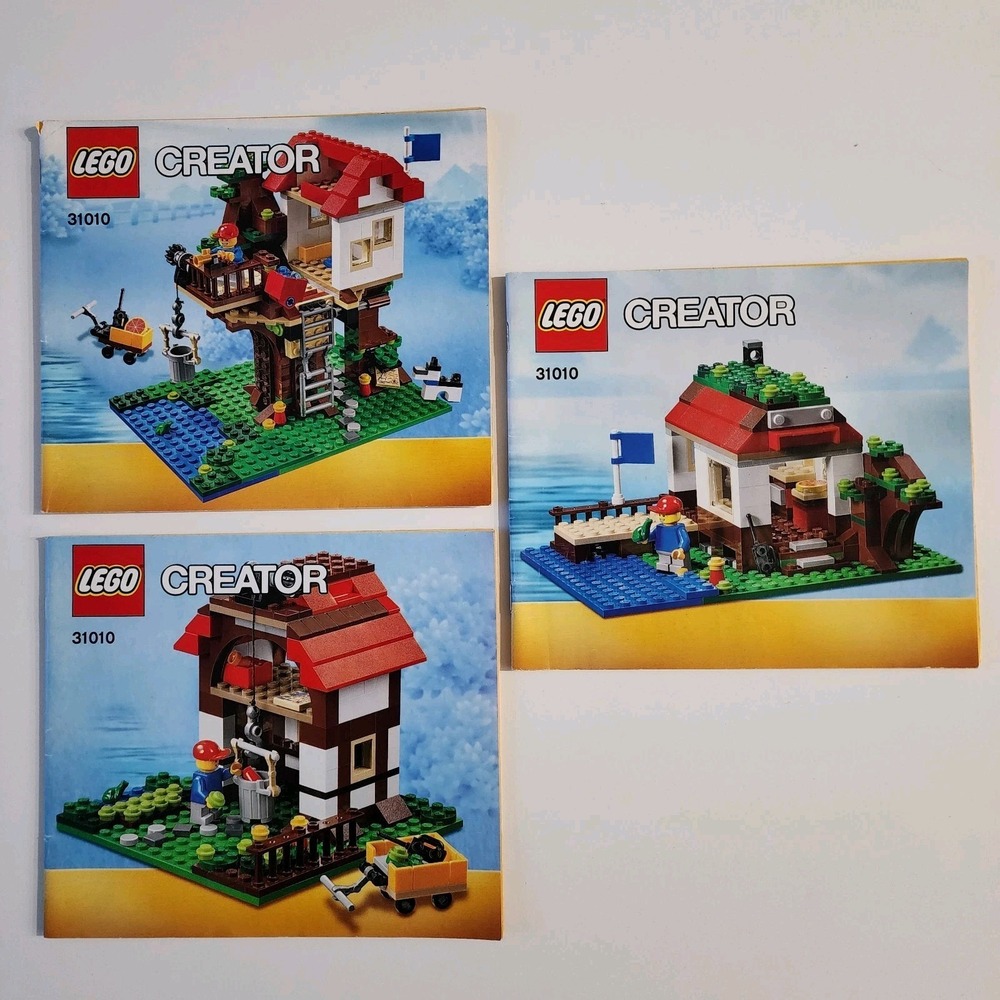 LEGO CREATOR 31010 Treehouse 3 in 1‎ Building Instruction Manuals ONLY No Bricks